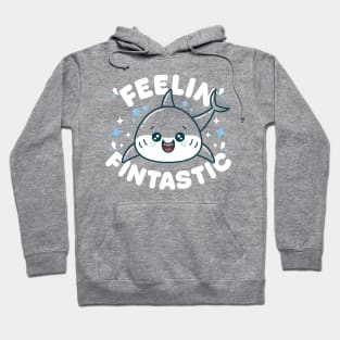 Feelin' Fintastic Kawaii Shark Hoodie